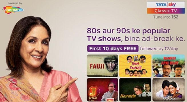 Tata Sky launches classic TV shows