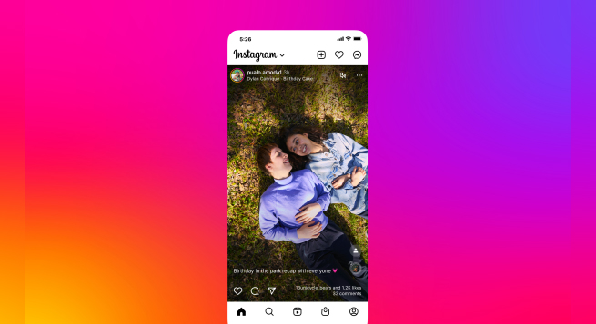 Instagram testing full-screen version of feeds