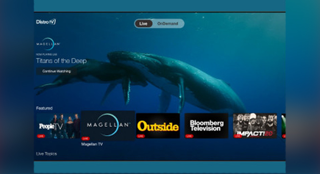 DistroTV ups distribution; streaming free on VIZIO smart TVs