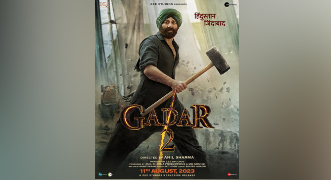 First look of Sunny Deol’s ‘Gadar 2’ out