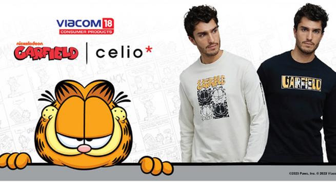 Viacom18 Consumer Products launches premium ‘Garfield x Celio’ collection