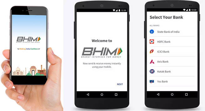 170 banks live on भीम