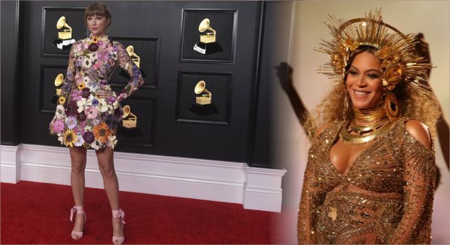 Swift, Beyonce lead she power display at Grammys
