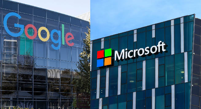 गूगल और माइक्रोसॉफ्ट