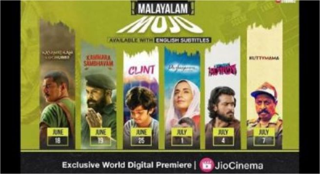 Jio Studios announce six Malayalam films on Jio Cinema