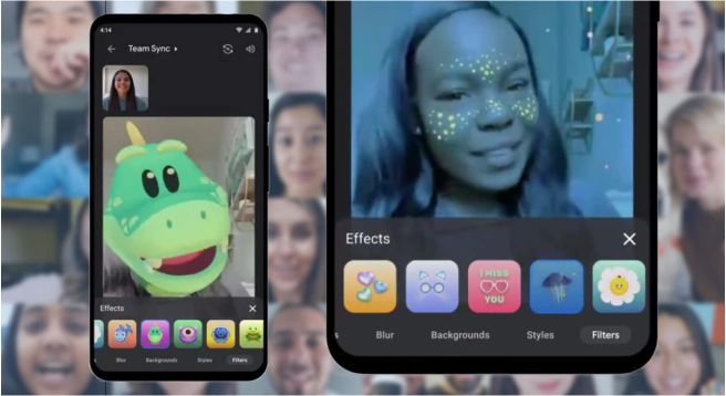Google Meet adds features like AR masks, duo-style filters