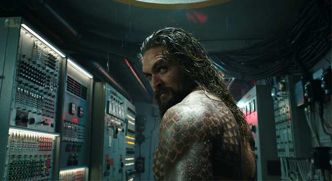 Jason Mamoa reveals new superhero suit for Aquaman 2