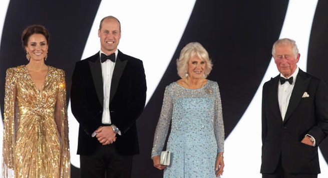 British royals attend ‘No Time To Die’ world premiere