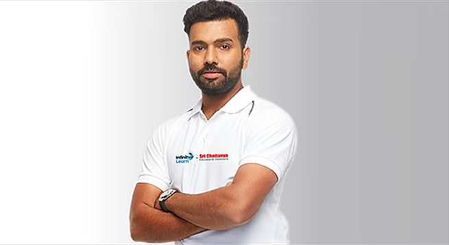 Infinity Learn signs Rohit Sharma as brand ambassadors