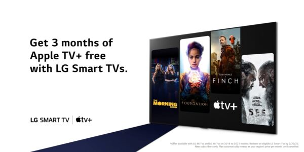 LG smart TV owners to get limited Apple TV subscription free