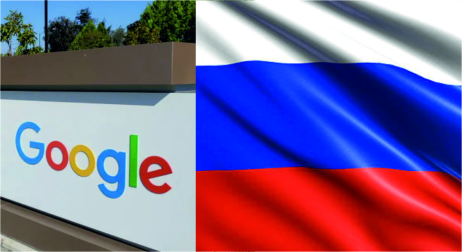 Russia slaps nearly $ 100 mn. fine on Google over content