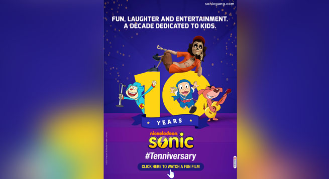 Viacom18’s Sonic celebrates 10 years of entertaining kids