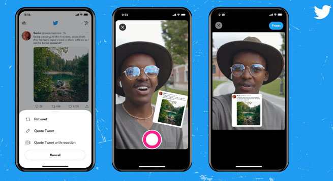 Twitter tests TikTok like reaction videos