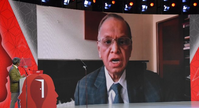 Murthy bats for culture of aspiration, national pride at ABP event