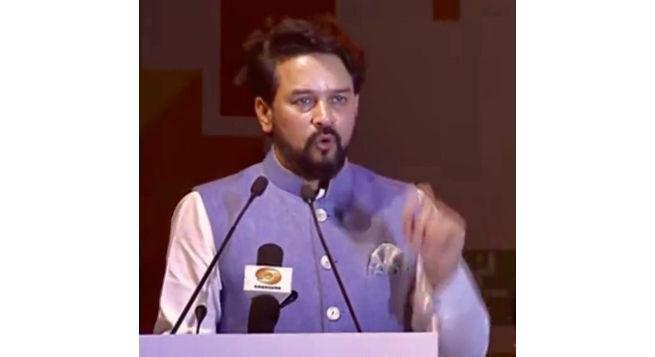 MIB Minister Anurag Thakur says Prasar Bharati income up