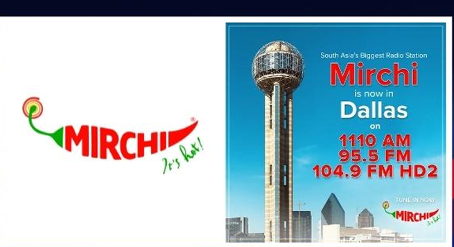 Mirchi forays into North America with its launch in Dallas, Texas