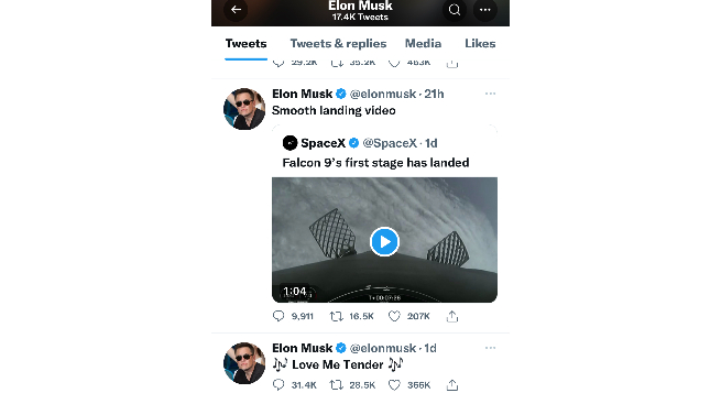 Musk tweets ‘Love Me Tender’ days after Twitter offer