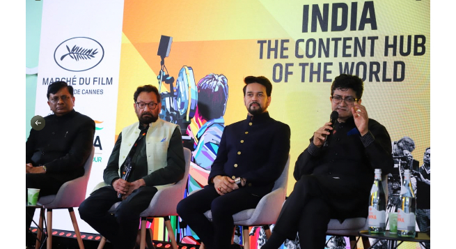 Indian streaming ecosystem strong: Anurag Thakur@Cannes