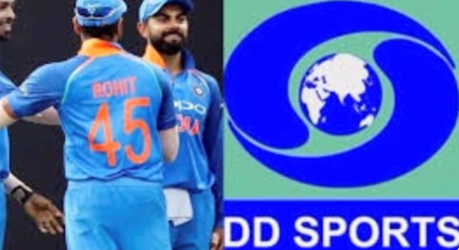 DD Sports to air India vs. WI cricket tour