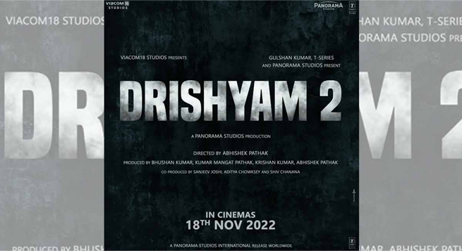 'Drishyam 2' to release on November 18