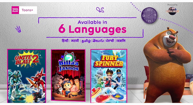 Tata Play launches new kids platform service Toons+ - Indian Broadcasting  World