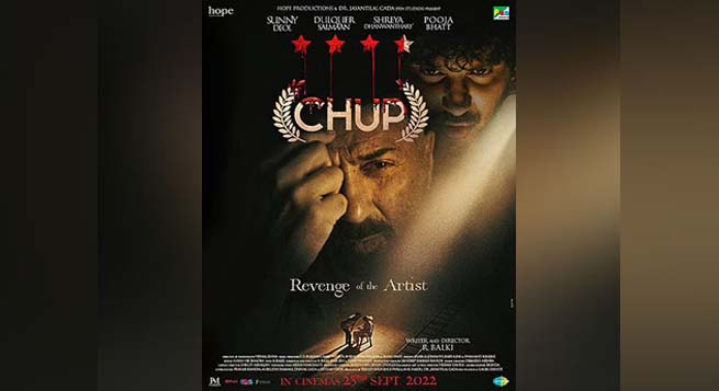 Sunny Deol, Dulquer Salmaan’s ‘Chup’ to release on September 23