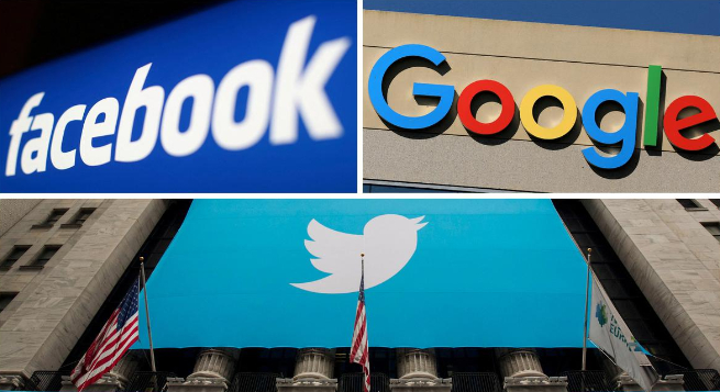 Google opposes, Fb & Twitter support self-regs in India