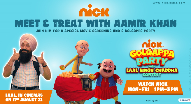 Nickelodeon, Laal Singh Chaddha join forces to entertain families across India