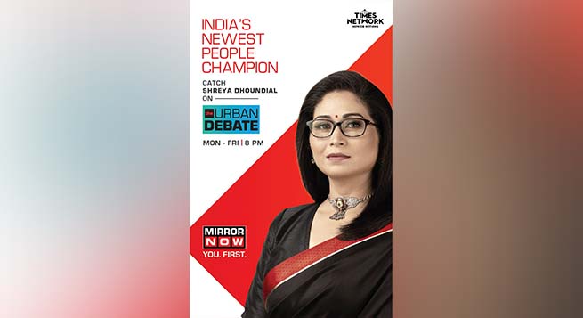 Mirror Now appoints Shreya Dhoundial as executive editor