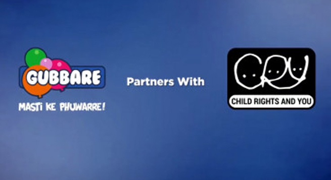Gubbare partners with CRY to fight evils impacting children