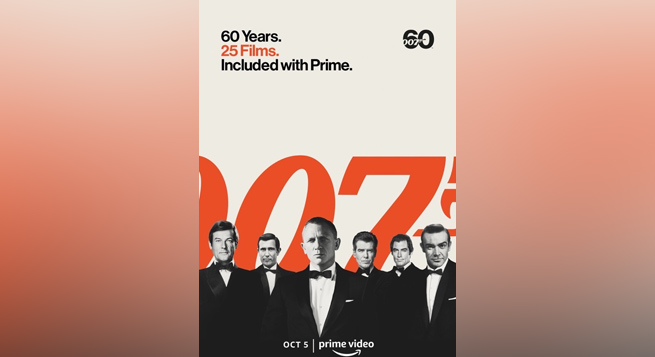 Prime Video to stream 25 James Bond movies
