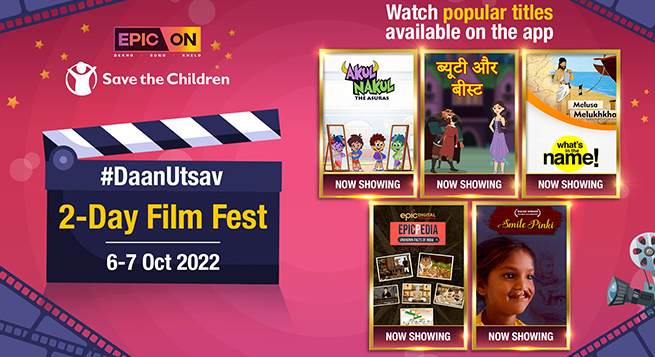 EPIC ON partners with Save the Children for #DaanUtsav