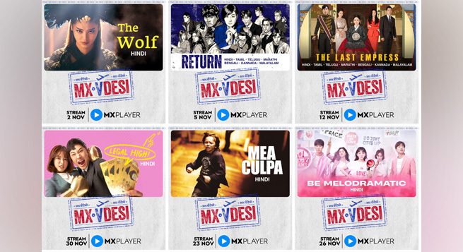 MX Player unveils Vdesi shows with November slate