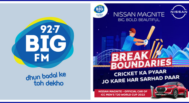 BIG FM partners with Nissan for ‘T20 Break Boundaries’ initiative