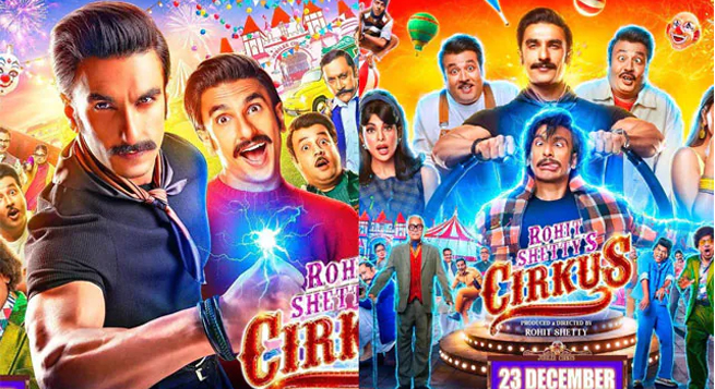 Ranveer Singh shares three new posters of ‘Cirkus’