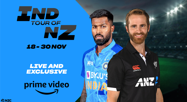 Prime Video gears up for India vs. NZ cricket tour