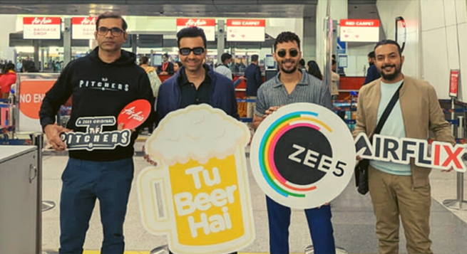 AirAsia India, ZEE5 host in-flight premiere of TVF ‘Pitchers’ S2