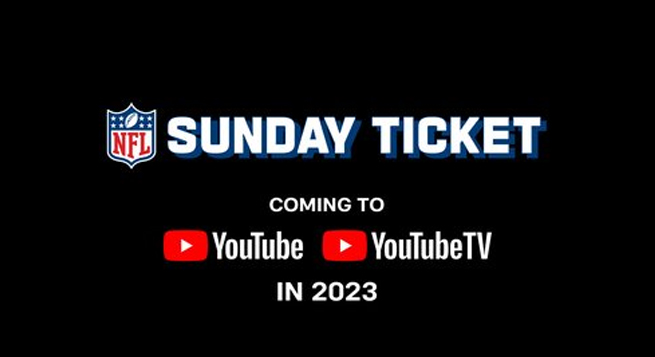 NFL Sunday Ticket will be on YouTube