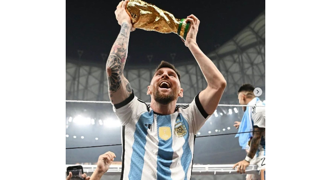 Lionel Messi WC trophy’s Insta post gets 56﻿ mn likes