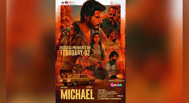 Sundeep Kishan’s ‘Michael’ to release on Feb. 3