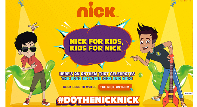 Nickelodeon celebrates kids with new anthem