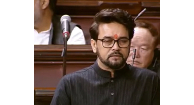 DD channels’ gross viewership 724 mn in ’21: Anurag Thakur