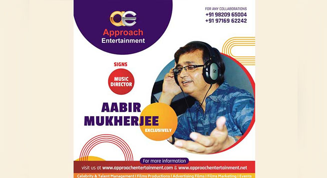 Approach Entertainment signs Aabir Mukherjee