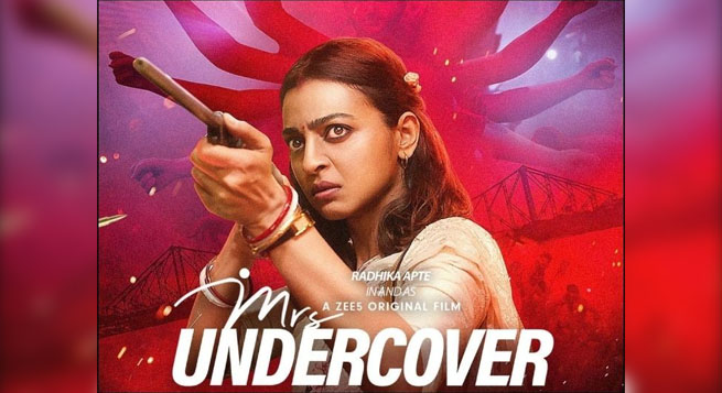 Radhika Apte to play spy agent in ZEE5’s ‘Mrs. Undercover’