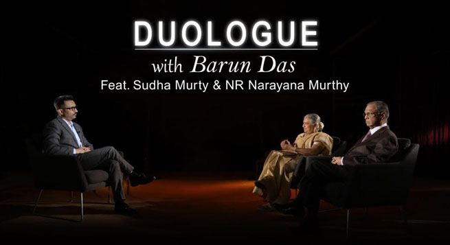 ‘Duologue With Barun Das’ has Sudha and Narayana Murthy in the hot seat