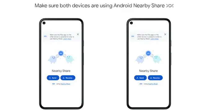 Android’s nearby share now available globally