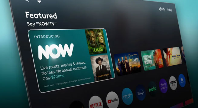 Comcast launches streaming service NOW TV