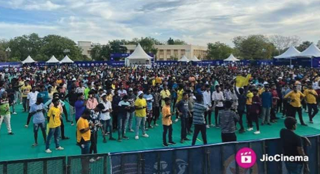 TATA IPL Fan Parks hit massive crowd action on JioCinema
