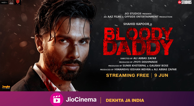 Shahid Kapoor’s ‘Bloody Daddy’ to stream on Jio Cinema on June 9