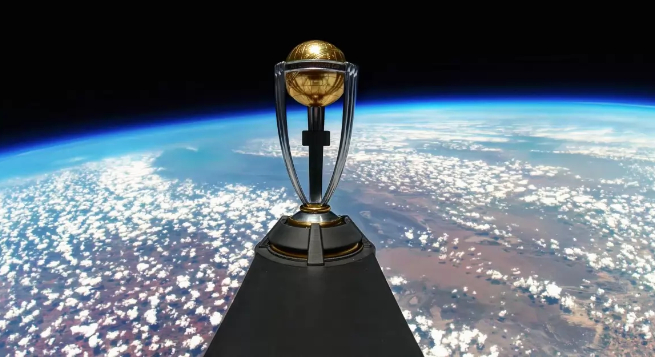 Men's ODI WC Trophy Tour ’23 launched on stratospheric scale